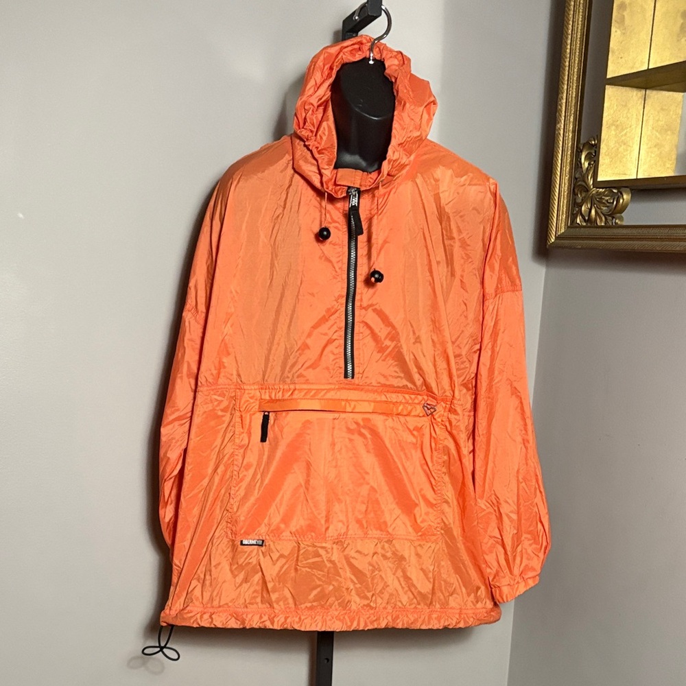 Obermeyer Swifter Large Orange Nylon Windbreaker